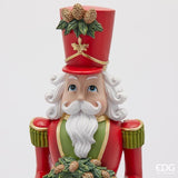 edg enzo de gasperi edg enzo de gasperi decoro soldatino natale con corona h 60 cm l 155 cm l 14 cm green red ean 8059824541437