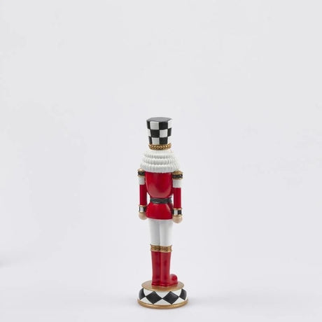 edg enzo de gasperi edg enzo de gasperi decoro soldatino scacchi di natale h 33 cm white red ean 8059824389084