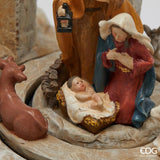 edg enzo de gasperi edg enzo de gasperi diorama presepe di natale h 225 cm l 34 cm l 18 cm musica movimento e led multicolor ean 8059824597311