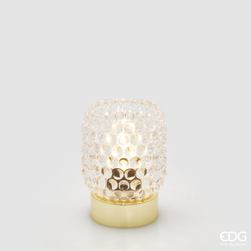 edg enzo de gasperi edg enzo de gasperi lampada da tavolo bubbles rotondo led h 11 cm d 85 cm ip20 scatola regalo natural ean 8059824611079