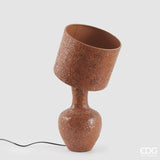 edg enzo de gasperi edg enzo de gasperi lampada da tavolo crackle e27 h 56 cm d 26 cm ip20 metallo orange ean 8059824542700