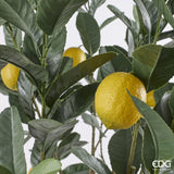 edg enzo de gasperi edg enzo de gasperi limone anti uv x13 con vaso pianta artificiale h 184 cm verde giallo ean 8059824655448