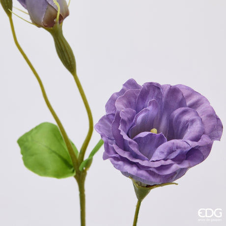 edg enzo de gasperi edg enzo de gasperi lisiantus ramo con foglie ass h 71 cm d 10 cm pianta artificiale colore violet mix 1 pz ean 8059824614612