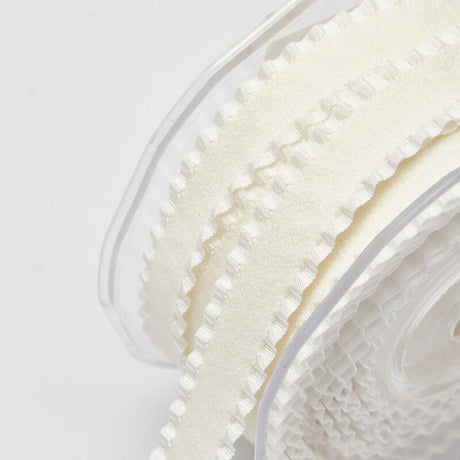 edg enzo de gasperi edg enzo de gasperi nastro balze natalizio h 16 cm l 10 mt cream ean 8059824372826