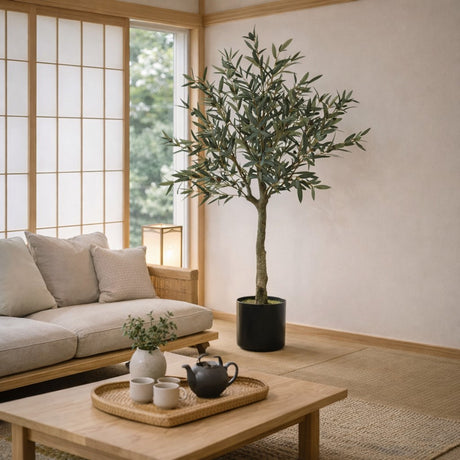 edg enzo de gasperi edg enzo de gasperi olivo con vaso h 110 cm pianta artificiale verde ean 8059824378620