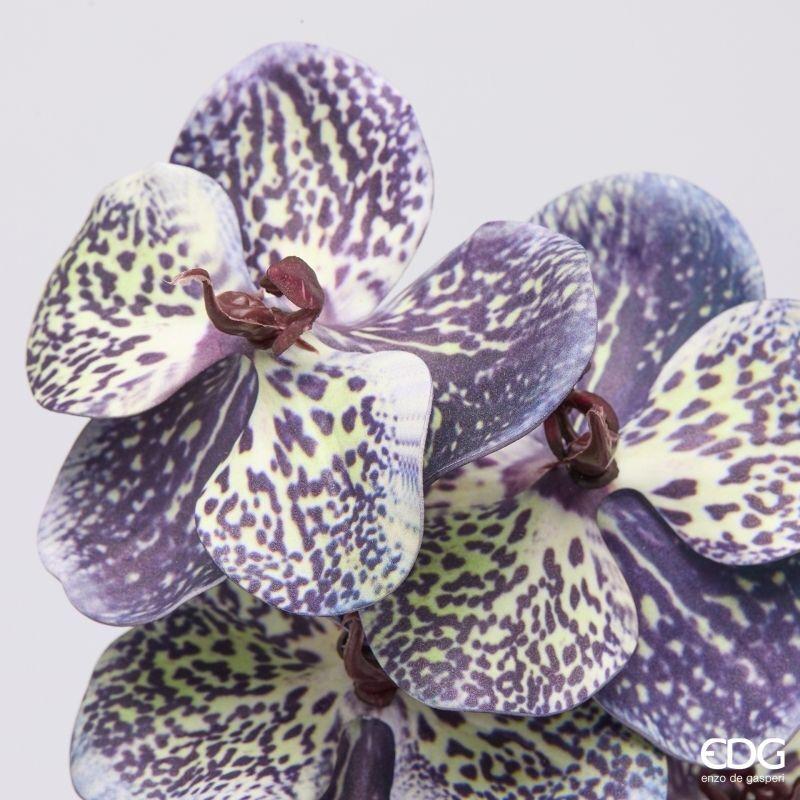 edg enzo de gasperi edg enzo de gasperi orchidea vanda ramo h 65 cm pianta artificiale mix viola ean 8059824615480