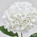 edg enzo de gasperi edg enzo de gasperi ortensia ramo con foglie h 70 cm pianta artificiale bianco ean 8059824634603
