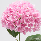 edg enzo de gasperi edg enzo de gasperi ortensia ramo con foglie h 70 cm pianta artificiale rosa chiaro ean 8059824634641