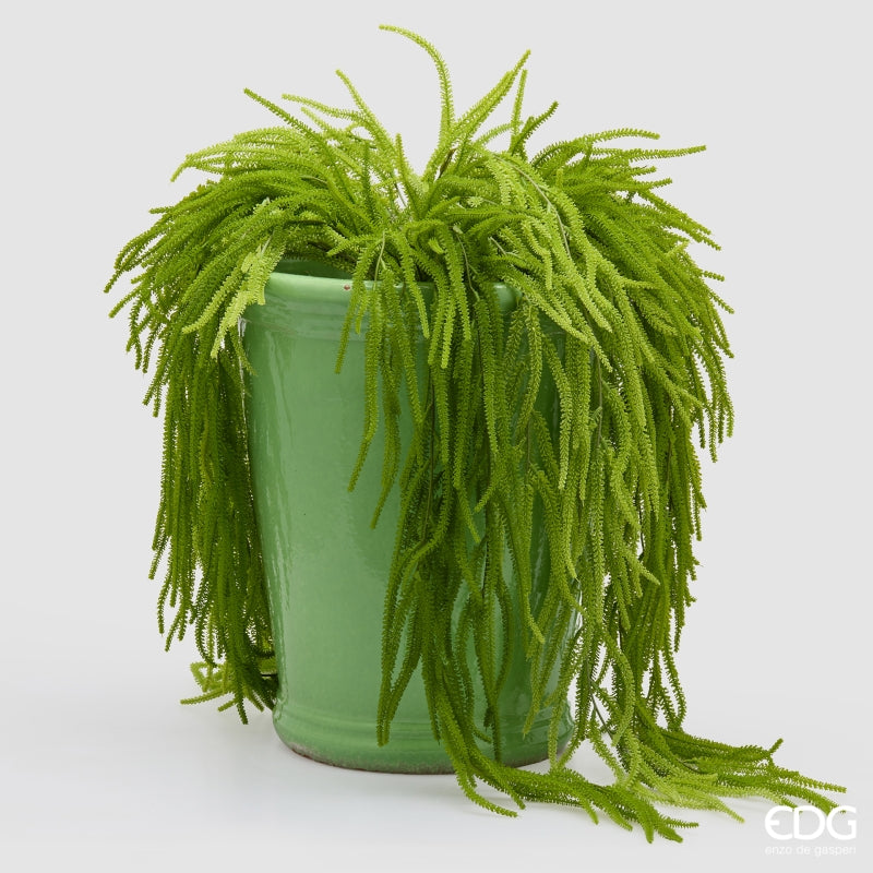 edg enzo de gasperi edg enzo de gasperi pianta artificiale amaranthus cadente h 110 cm pianta decorativa verde realistica design moderno ean 8059824667823