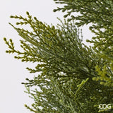 edg enzo de gasperi edg enzo de gasperi pianta artificiale cipresso h 120 cm verde con vaso anti uv per interno ed esterno ean 8059824655424