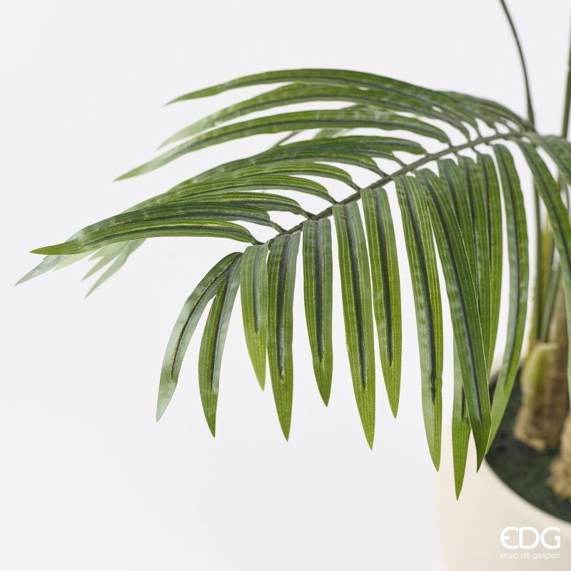 edg enzo de gasperi edg enzo de gasperi pianta artificiale palma areca vogue con vaso h270 cm pianta decorativa realistica design moderno ean 8059824655011