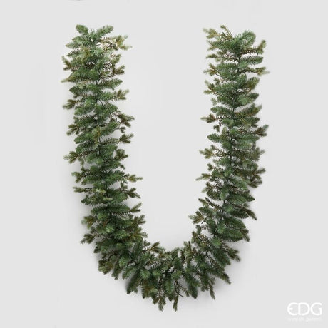 edg enzo de gasperi edg enzo de gasperi pino festone di natale argentato 170 miniled l 270 cm ip44 sage ean 8059824555571