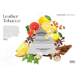 edg enzo de gasperi edg enzo de gasperi profumatore bottiglia opal 220 ml h 14 cm leather tobacco ean 8059824627186