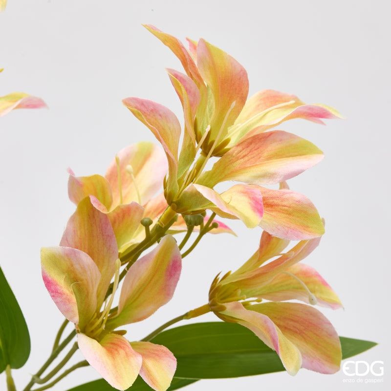 edg enzo de gasperi edg enzo de gasperi ramo giglio artificiale h 67 cm giallo ean 8059824615909