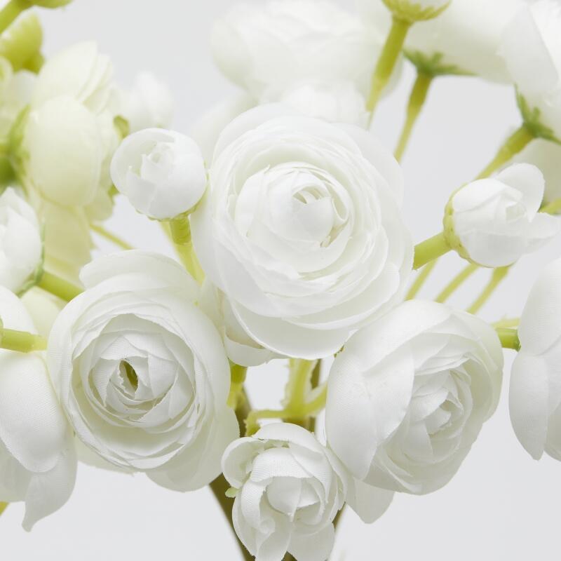 edg enzo de gasperi edg enzo de gasperi ranuncolo bouquet x6 ass h 30 cm pianta artificiale bianco o verde 1 pz ean 8059824474858