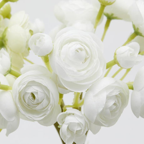 edg enzo de gasperi edg enzo de gasperi ranuncolo bouquet x6 ass h 30 cm pianta artificiale bianco o verde 1 pz ean 8059824474858