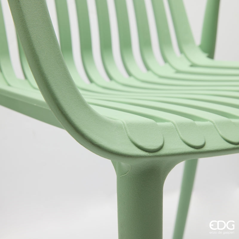 edg enzo de gasperi edg enzo de gasperi sedia righe contract h 825 cm l 555 cm l 60 cm verde chiaro ean 8059824608819