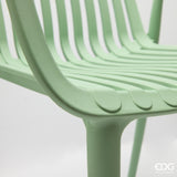 edg enzo de gasperi edg enzo de gasperi sedia righe contract h 825 cm l 555 cm l 60 cm verde chiaro ean 8059824608819