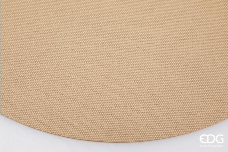 edg enzo de gasperi edg enzo de gasperi tovaglietta rotonda pvc d 38 cm sand ean 8059824513007