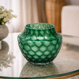 edg enzo de gasperi edg enzo de gasperi vaso honeycomb nido dape h 17 cm d 20 cm vetro waterproof verde ean 8059824609779