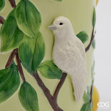 edg enzo de gasperi edg enzo de gasperi vaso limoni bombato h 405 cm d 34 cm mix verde ean 8059824624635