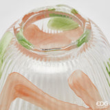 edg enzo de gasperi edg enzo de gasperi vaso macula trapezio h 23 cm d 27 cm waterproof vetro mix orange ean 8059824618856