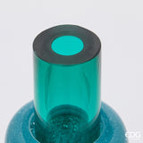 edg enzo de gasperi edg enzo de gasperi vaso strati h 40 cm d 16 cm waterproof vetro mix blu ean 8059824632548