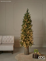 edg_enzo de gasperi edg_enzo de gasperi albero di natale pino slim h 180 cm 360 miniled d 71 cm uso interno verde ean 8056372828416