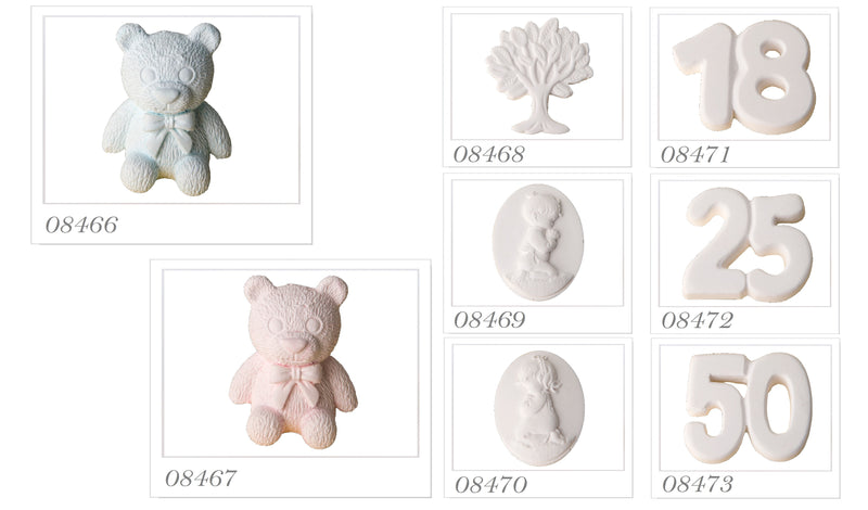etm etm gesso 50 anni bomboniera applicazione 35 cm bianco 12 pz ean 8053853834652