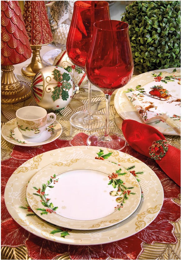 fade fade agrifoglio set 2 tazze colazione natalizie 400 ml multicolor ean 8016175589693