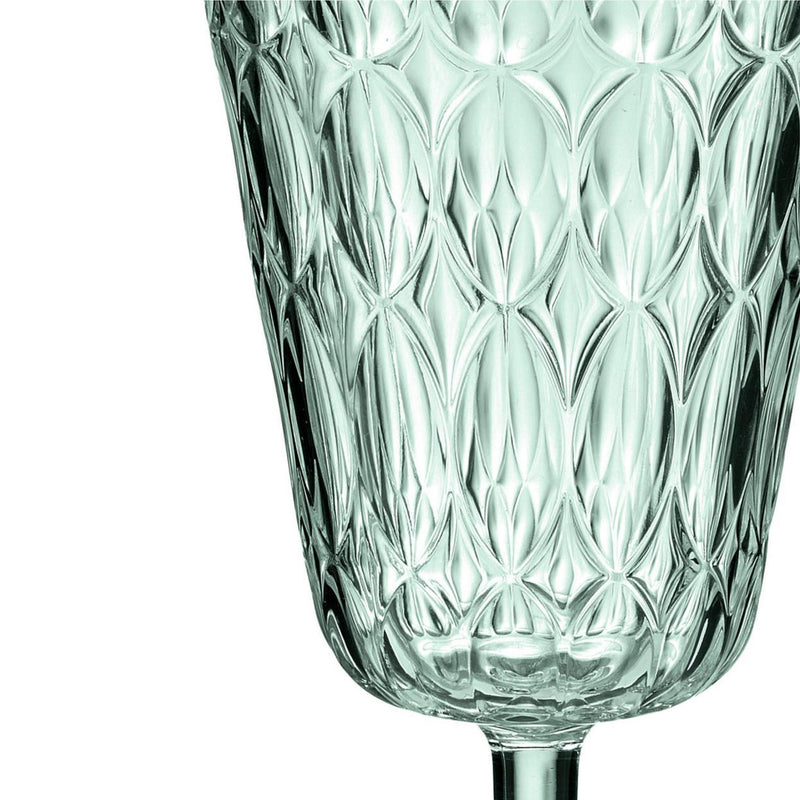 guzzini guzzini calice vanity 330 ml in cristallo acrilico verde bicchiere elegante e resistente per tavola ean 8008392429050