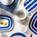 guzzini guzzini ciotola riviera melamina d 22 cm bianco blu ean 8008392392361