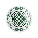 guzzini guzzini contenitore natalizio harmonia melamina d 30 cm table decor bianco verde ean 8008392412656