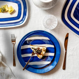 guzzini guzzini piatto dessert riviera melamina d 215 cm bianco blu ean 13290276