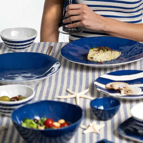 guzzini guzzini piatto fondo riviera melamina d 25 cm blu ean 8008392392323