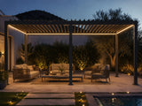 larcolaio larcolaio luci led in silicone 8x8 mm per pergola bioclimatica dimmer 3x6 m ean 8004944787791