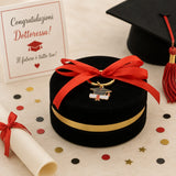 larcolaio larcolaio scatola box con portachiavi bomboniera d 10 x 4 cm portaconfetti laurea nero 1 pz ean 8059558631305