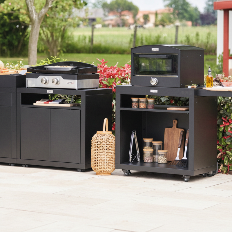 le marquier le marquier ripiano interno per mobile cucina l 75 cm p 50 cm nero ean 3339380166714