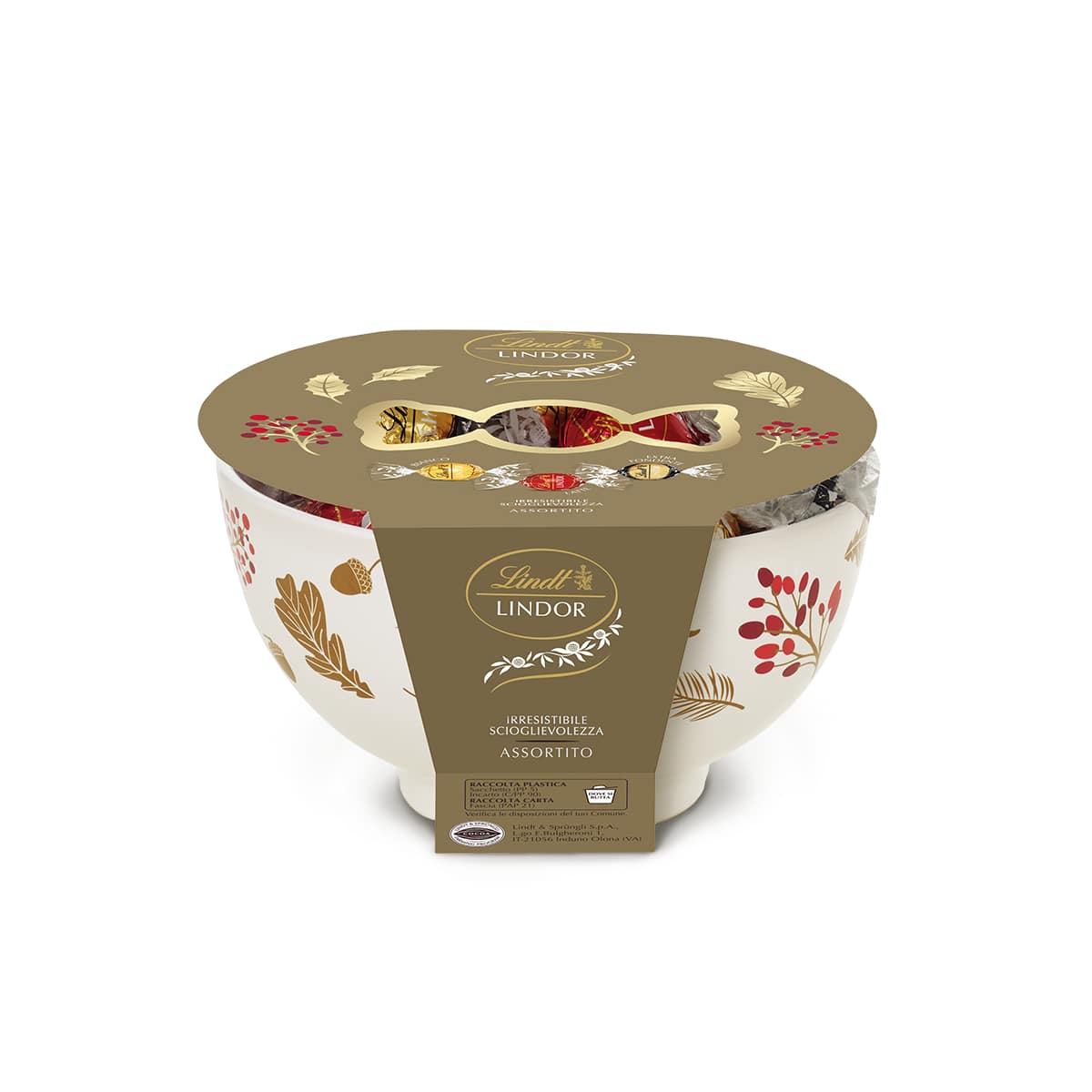 immagine-2-lindt-ceramica-natale-lindor-assortiti-200-gr-ean-8003340854090