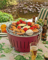 lotusgrill lotusgrill barbecue portatile 43 5 x 43 5 x 25 7 cm per esterno rosso ean 4260023010899