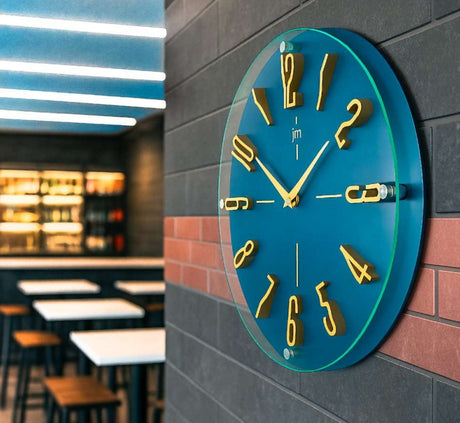 lowell lowell orologio da parete quarzo mdf vetro d 3940 cm bianco ean 8008457731067