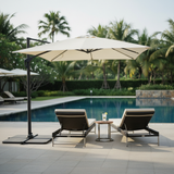 moia greenwood moia greenwood ombrellone colorado 3 x 4 m in alluminio antracite ombrellone outdoor con telo in poliestere ecru design moderno ean 8013054837746