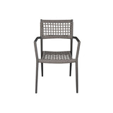 Moia Greenwood Moia Greenwood Stuhl, Sessel, Padova Contract aus anthrazitgrauem Aluminium und Wicker – eleganter und strapazierfähiger Designerstuhl für den Außenbereich, EAN 8013054835261