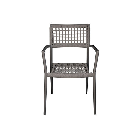 Moia Greenwood Moia Greenwood Stuhl, Sessel, Padova Contract aus anthrazitgrauem Aluminium und Wicker – eleganter und strapazierfähiger Designerstuhl für den Außenbereich, EAN 8013054835261