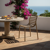 Sedia outdoor ergonomica e impilabile per terrazza e dehors. Nardi Doga Bistrot Cappuccino in polipropilene anti-UV, 53×55×82,5 cm. Ordina ora. Spedizione gratuita da €69.
