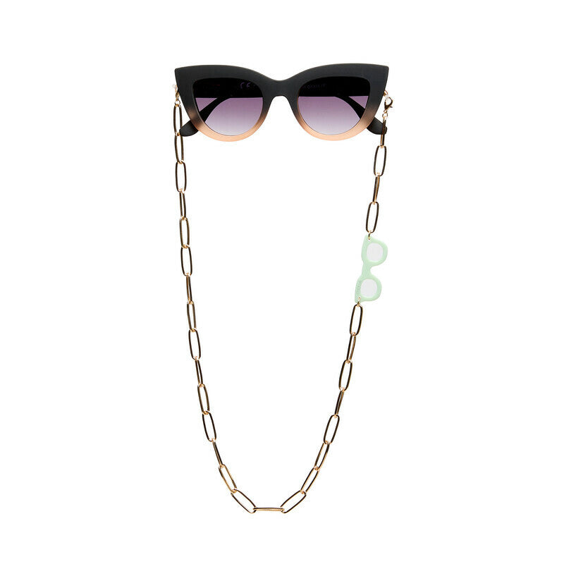 okkia okkia collana bijoux con anelli in metallo per occhiali e mascherina colore gold ean 8056211376139