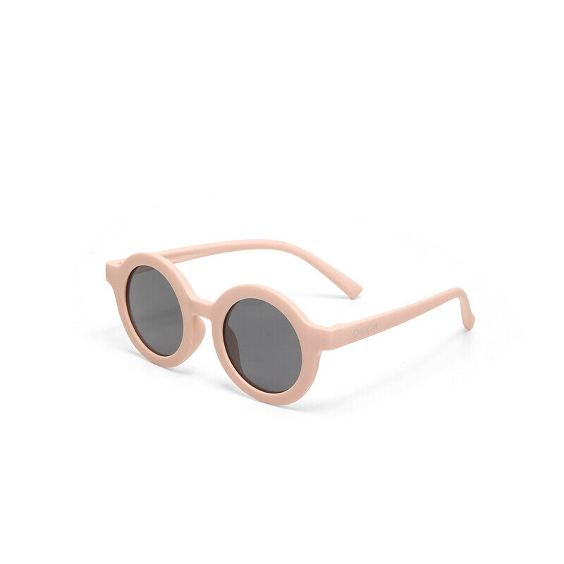 okkia okkia occhiale baby da sole premontato tondo colore light pink 6 10 anni ean 8056211375859