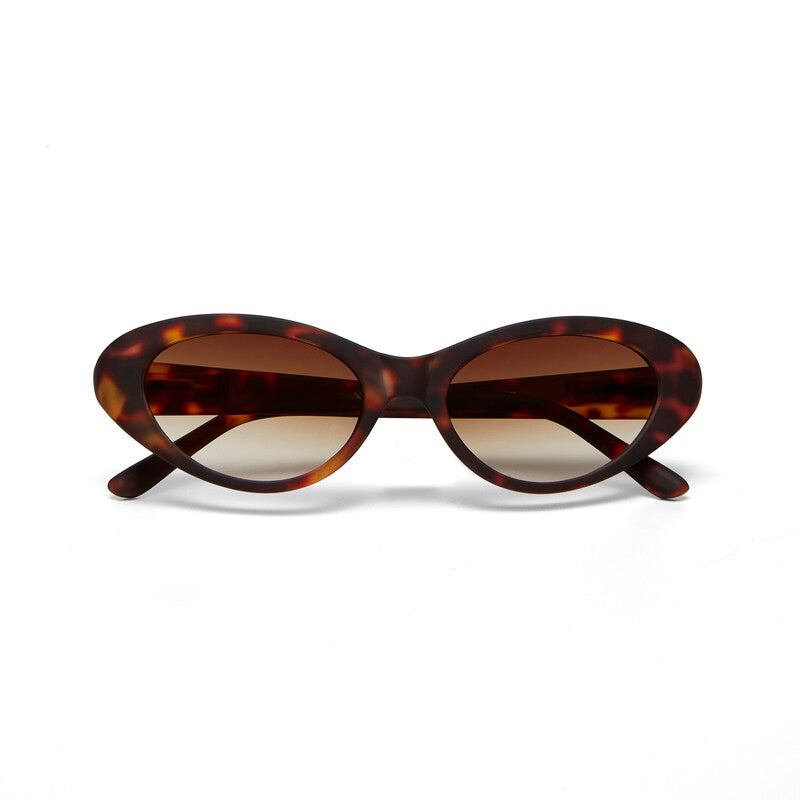 okkia okkia occhiale da sole premontato mod lina cat eye soft touch classic havana lenti brown ean 8058093549274