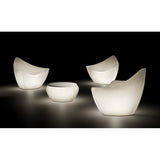 plust plust vela caffe table light in out con piano bianco light tavolino rotondo