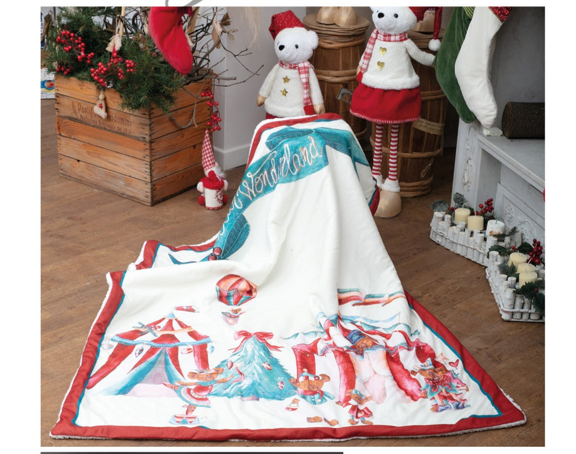 preziosa home preziosa home coperta natale pile ass stampata 210 x 240 cm poliestere scatola regalo 1 pz ean 8050264186653